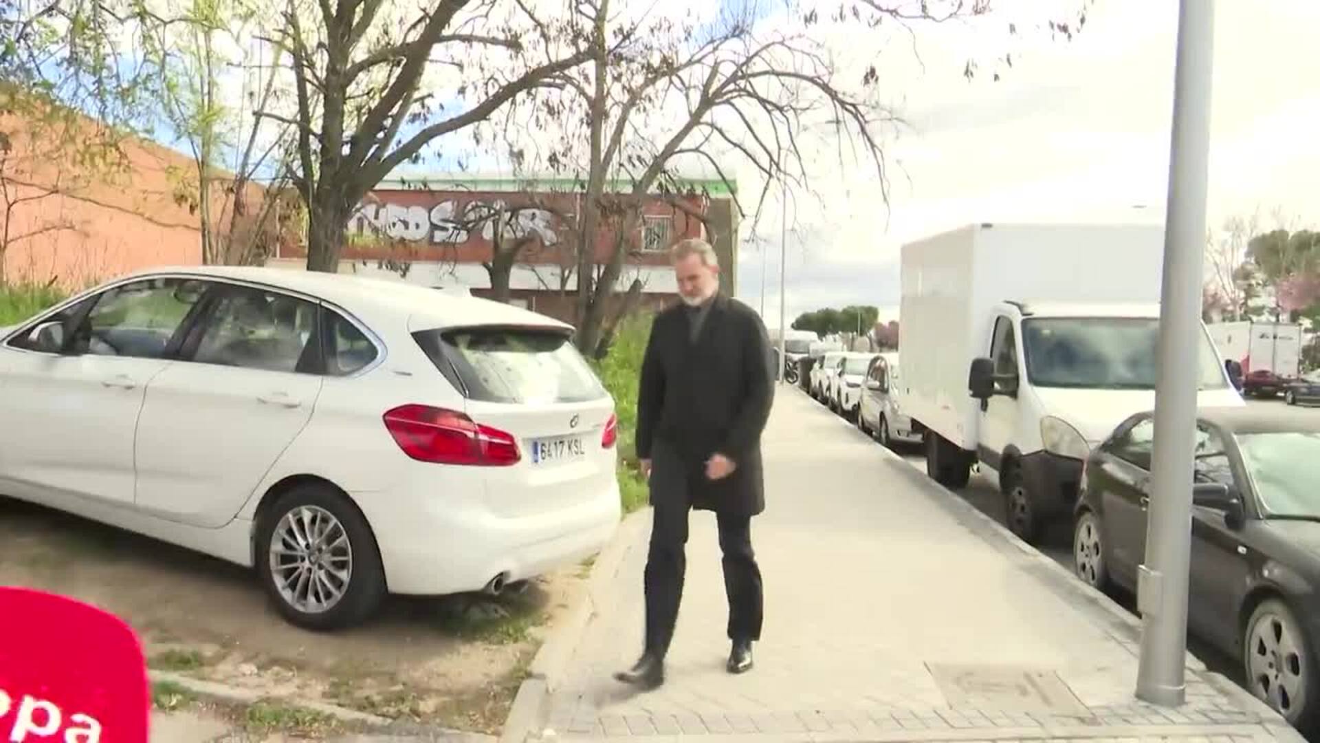 El Rey Felipe VI acude al entierro de Fernando Gómez-Acebo