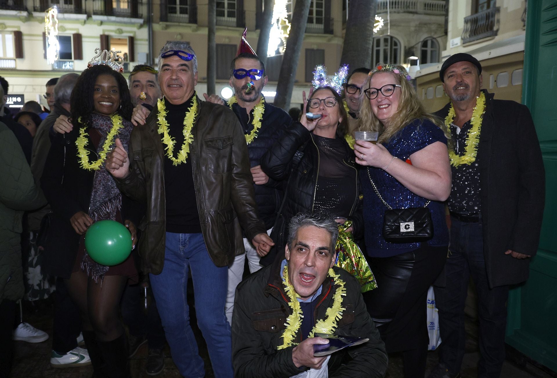 Así despidieron los malagueños el 2024 desde la plaza de la Constitución