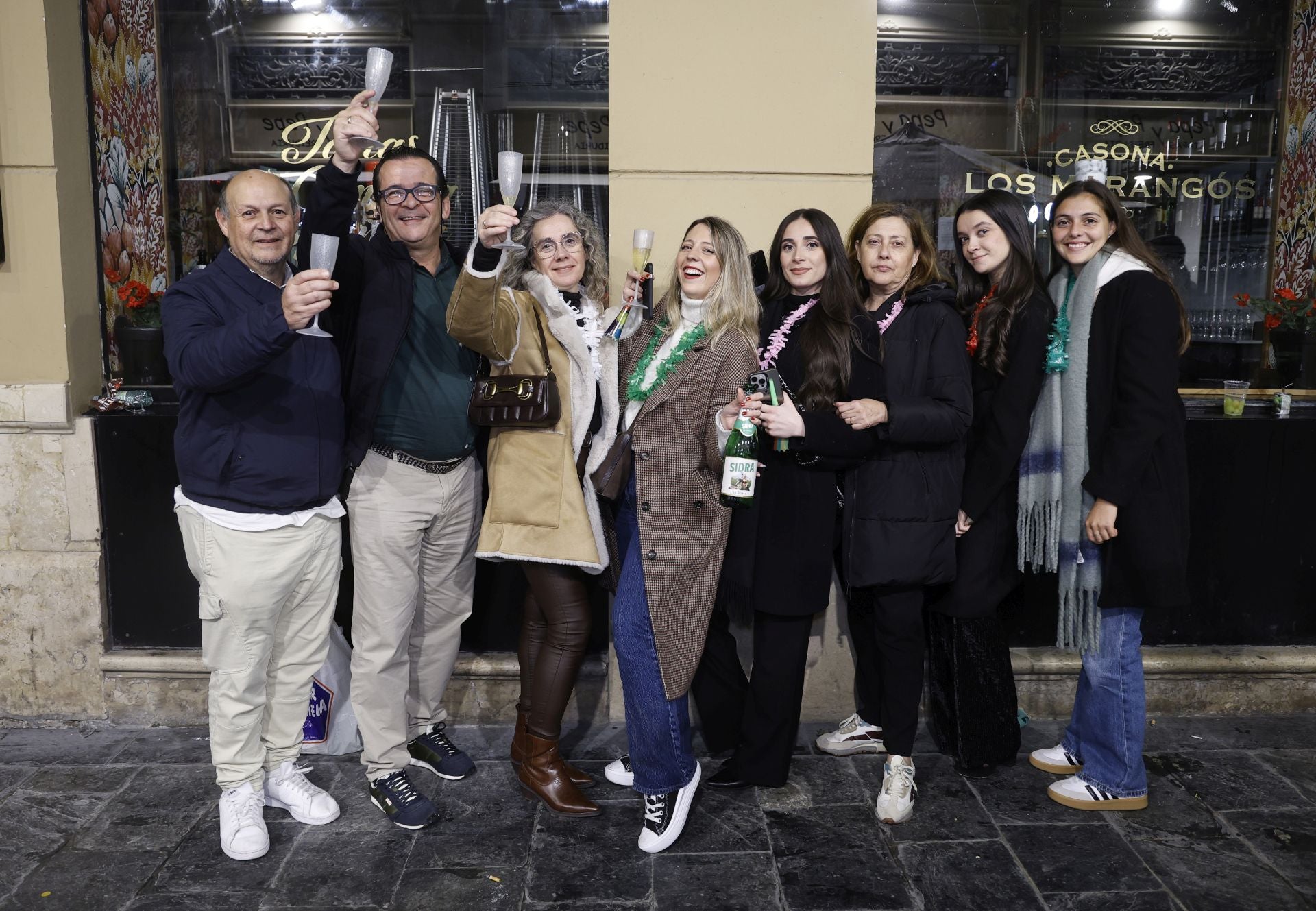 Así despidieron los malagueños el 2024 desde la plaza de la Constitución