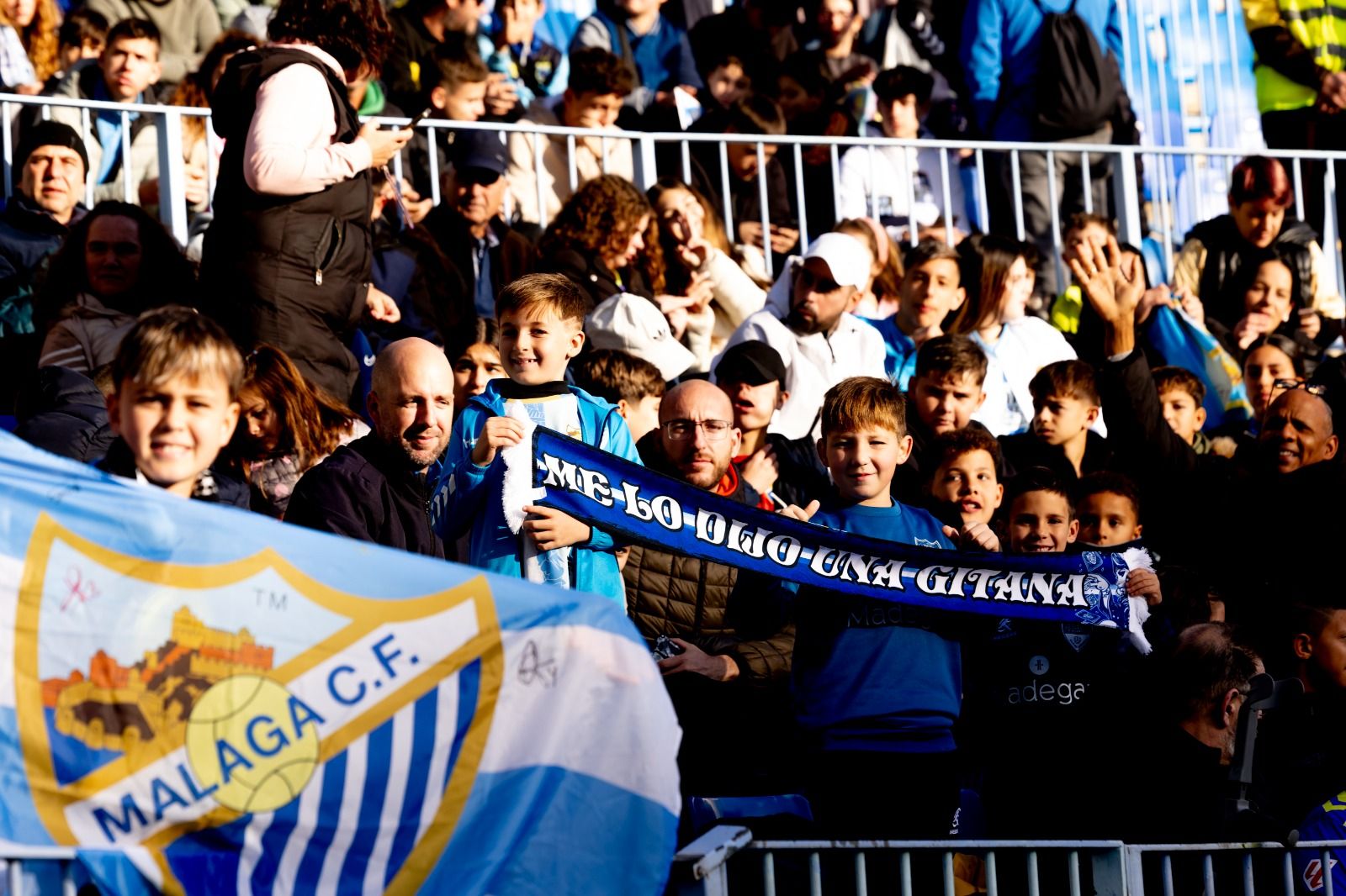 Entrenamiento a puertas abiertas del Málaga