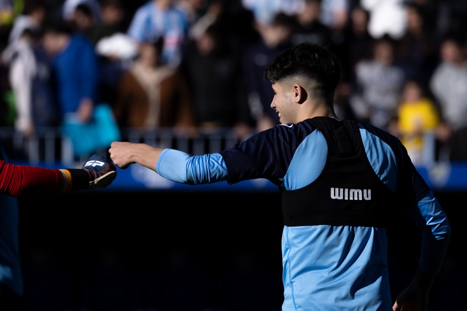 Entrenamiento a puertas abiertas del Málaga