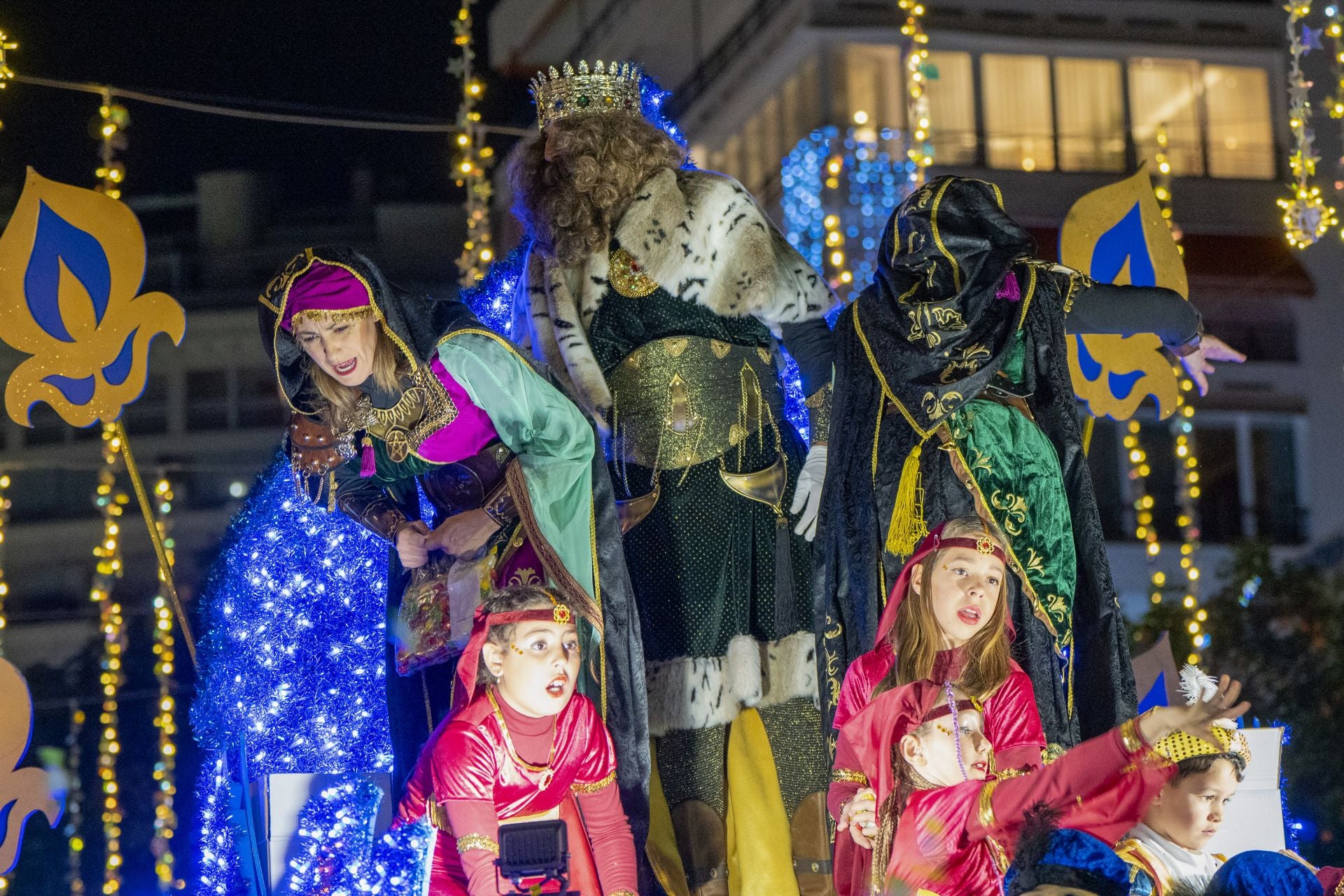 Cabalgata de Reyes en Marbella.