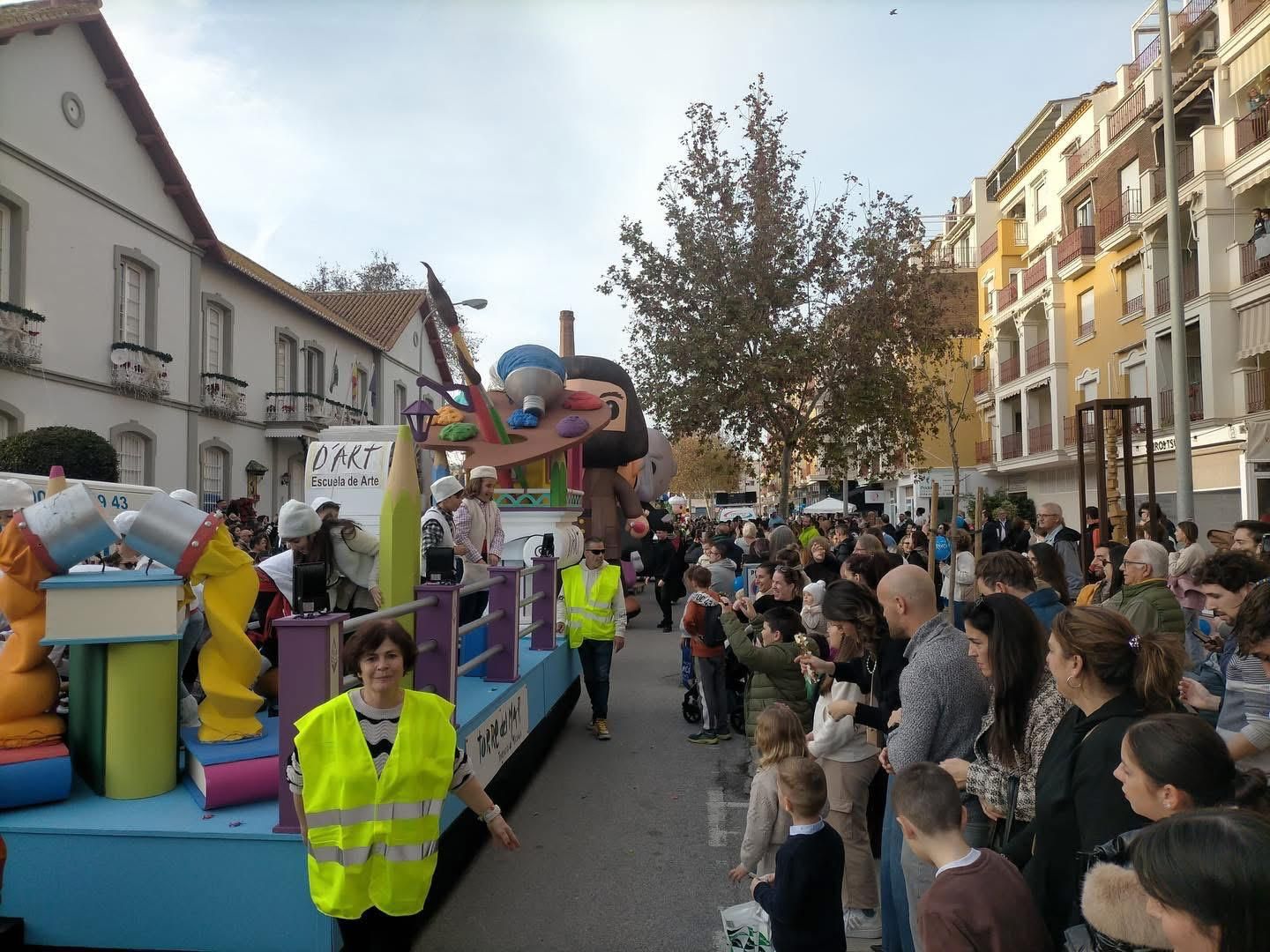 Cabalgata de Reyes en Torre del Mar.