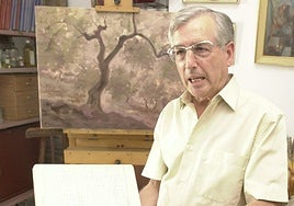 Imagen de archivo del pintor Carlos Monserrate.