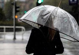 Aemet activa el aviso amarillo por lluvias en Málaga