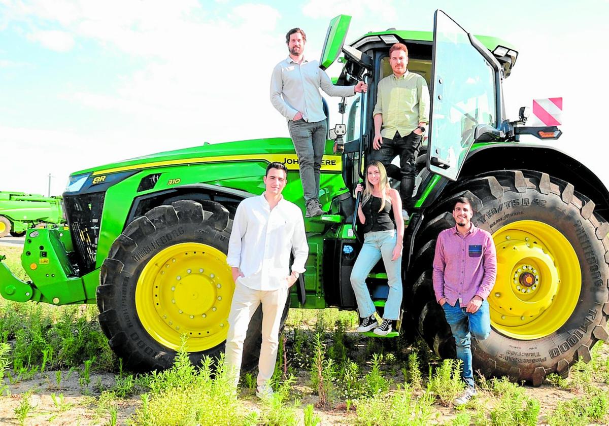 Equipo de la 'startup'Abastores, ganadora en la categoría de'agrotech'.