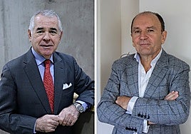 Pedro Navarro y Antonio González-Chamorro, los dos aspirantes a presidente del Colegio de Médicos.