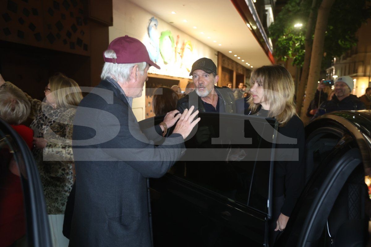 Richard Gere, en Málaga con Antonio Banderas para ver &#039;Gypsy&#039; en Málaga