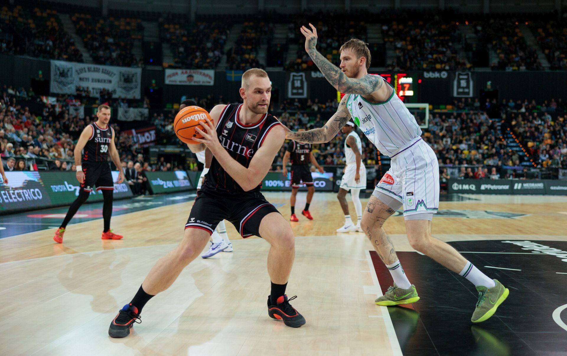 El Bilbao Basket-Unicaja, en imágenes