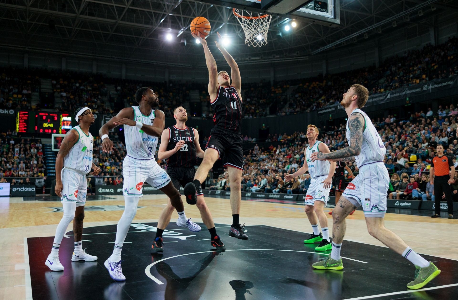 El Bilbao Basket-Unicaja, en imágenes