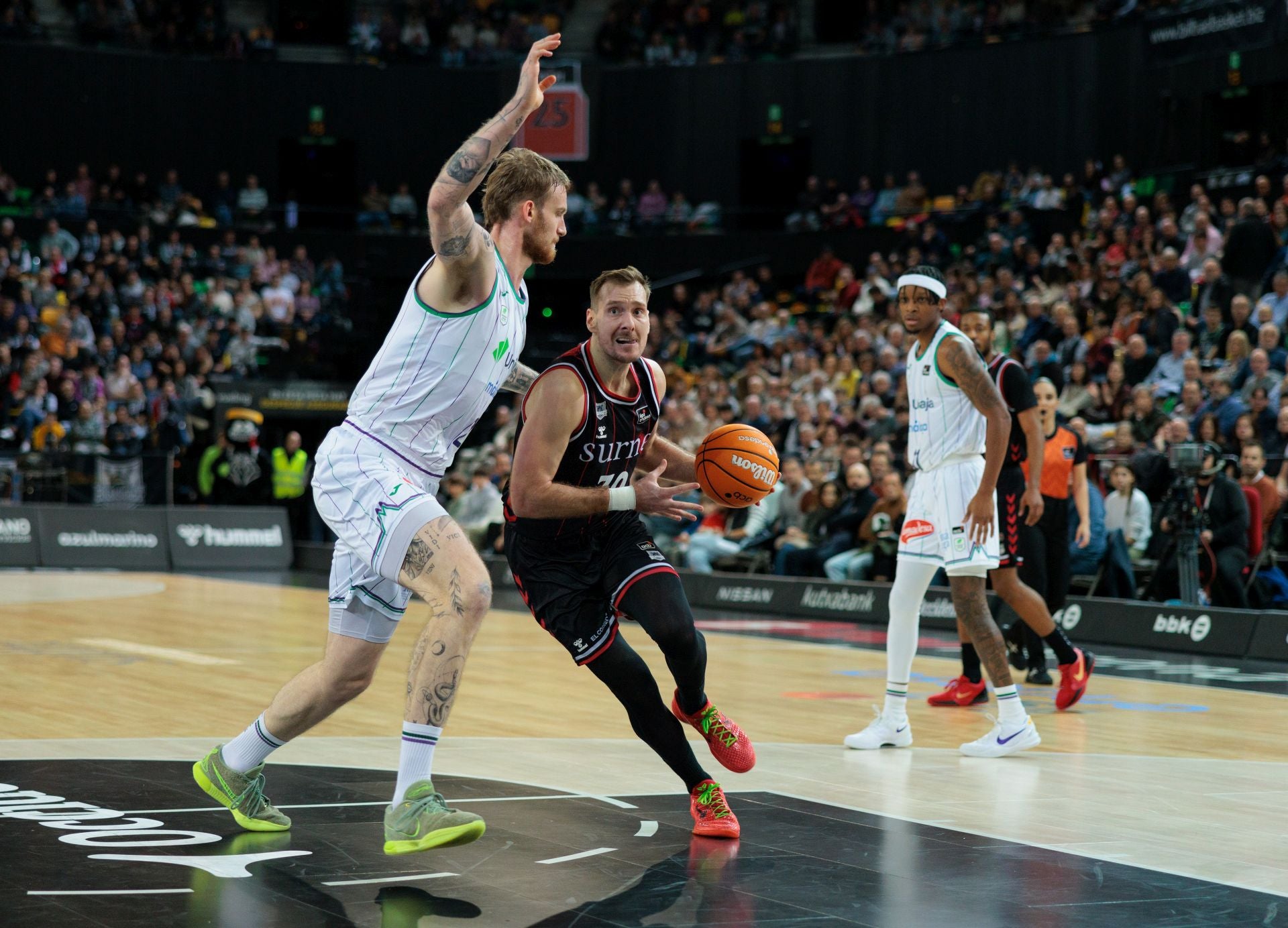 El Bilbao Basket-Unicaja, en imágenes