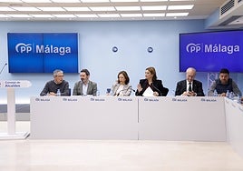 Un momento de la reunión de alcaldes celebrada este sábado.