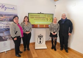 Acto de presentación de las actividades en torno al patrón de Algarrobo, San Sebastián.