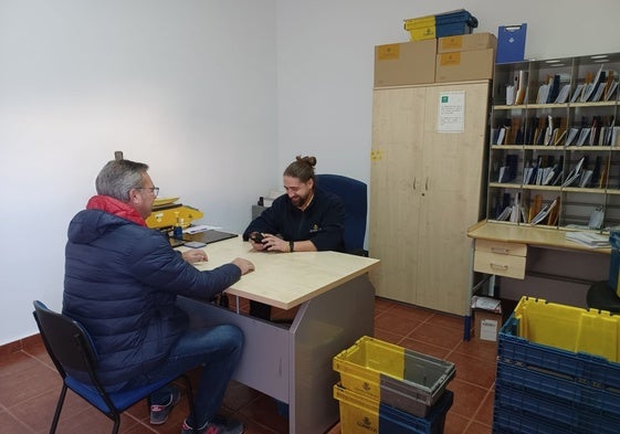 Imagen de las nuevas dependencias de Correos en Frigiliana.