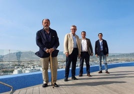 Javier Higuera, Alejandro Pérez, Mario Romero y José Luis Moreno.