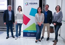 Una imagen tomada en la presentación de los cursos online de la Fundación de la UMA.