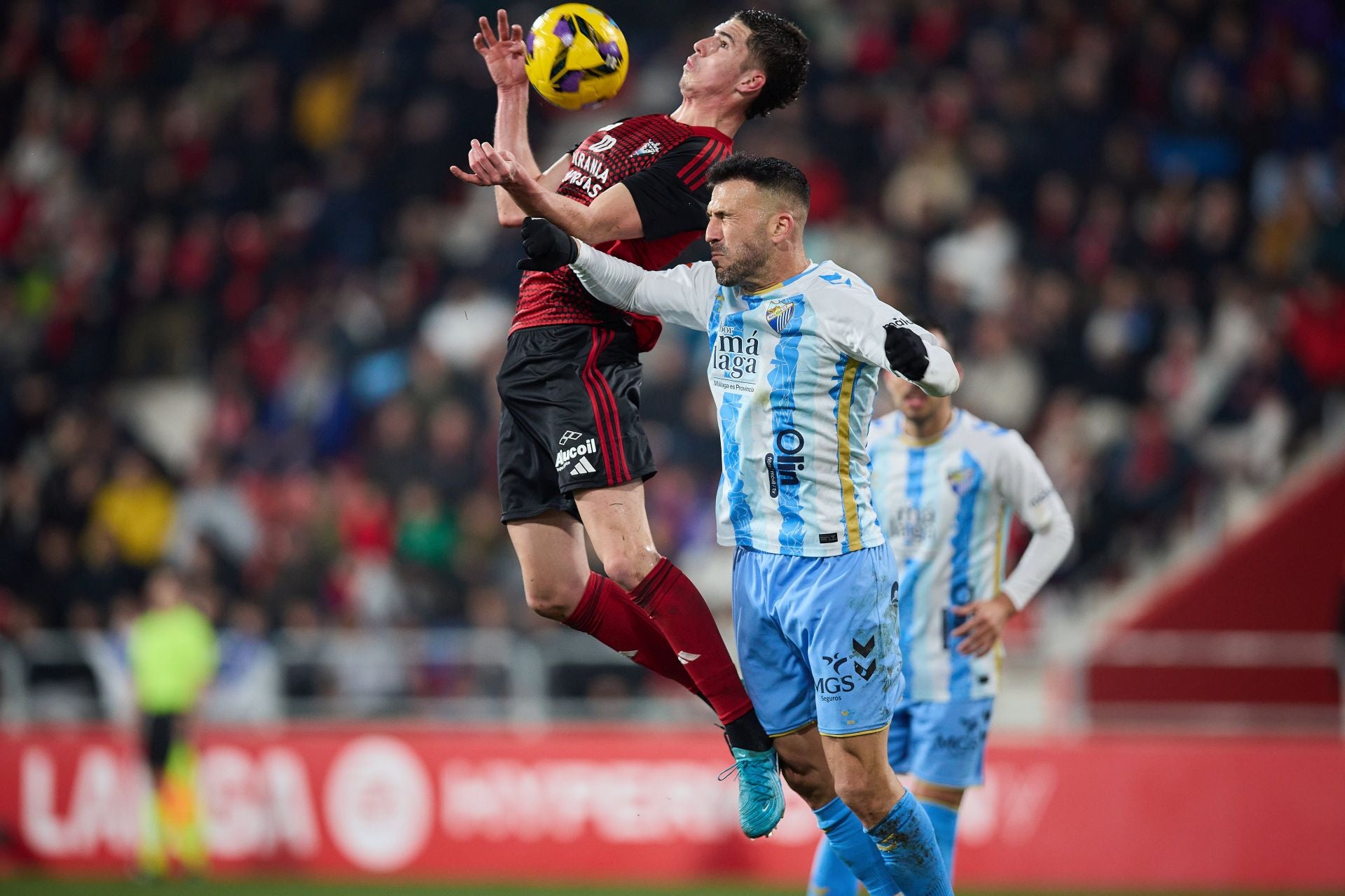 El Mirandés- Málaga, en imágenes