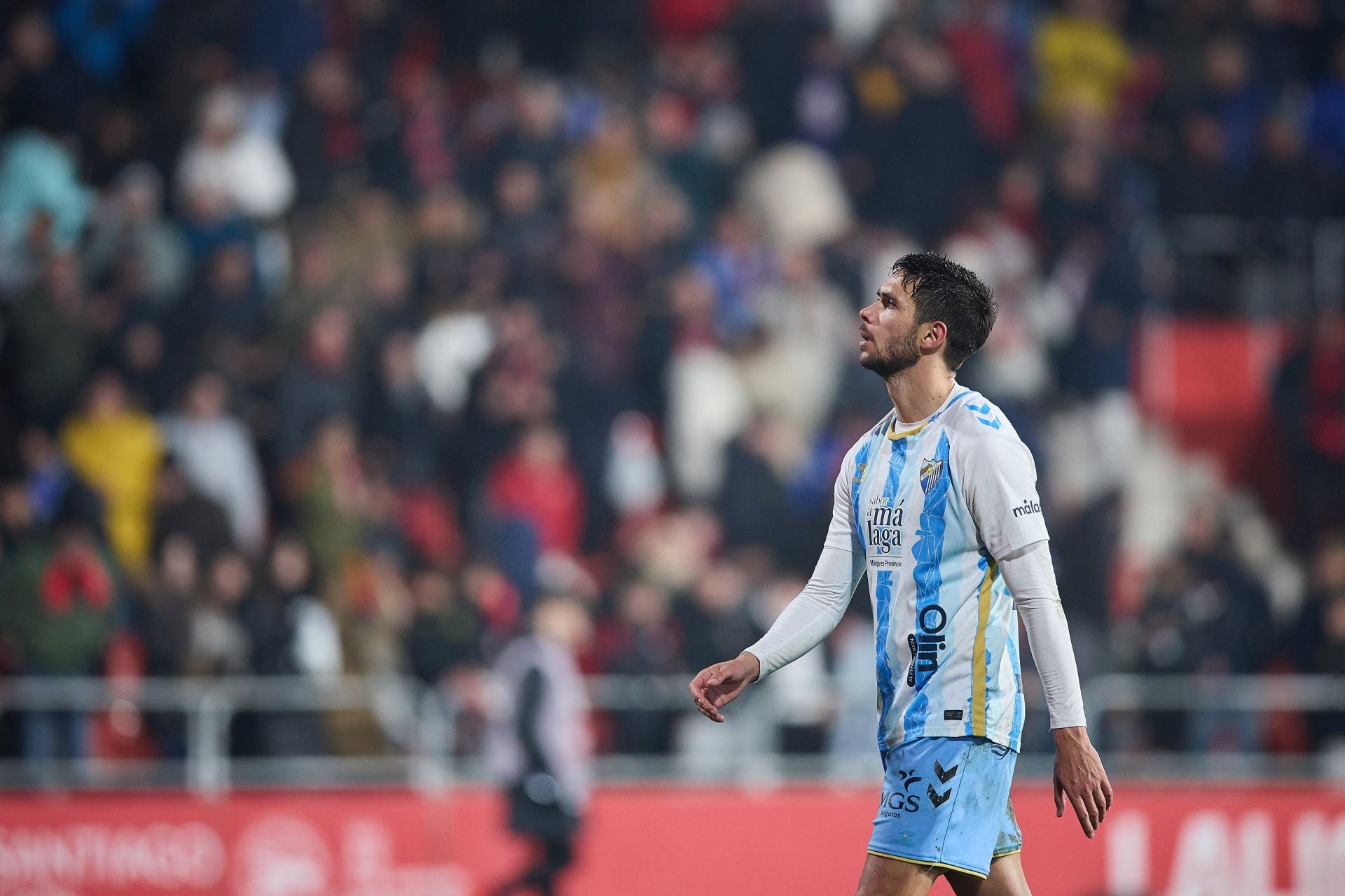 El Mirandés- Málaga, en imágenes