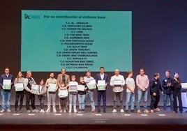 La Escuela Ciclista Ciudad de Málaga, distinguida como 'escuela modelo' de Andalucía