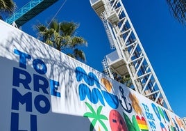 El recién inaugurado ascensor del parque de La Batería, desde la avenida Carlota Alesandri.