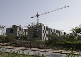 Viviendas en construcción en Málaga.