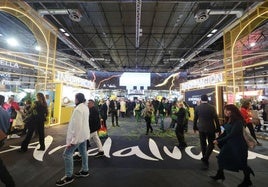 Expositor de Andalucía en Fitur.