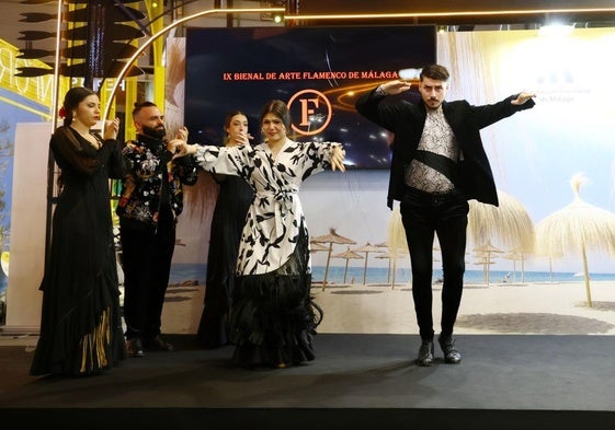 Espectáculo flamenco con el que se ha presentado la Bienal en Madrid.