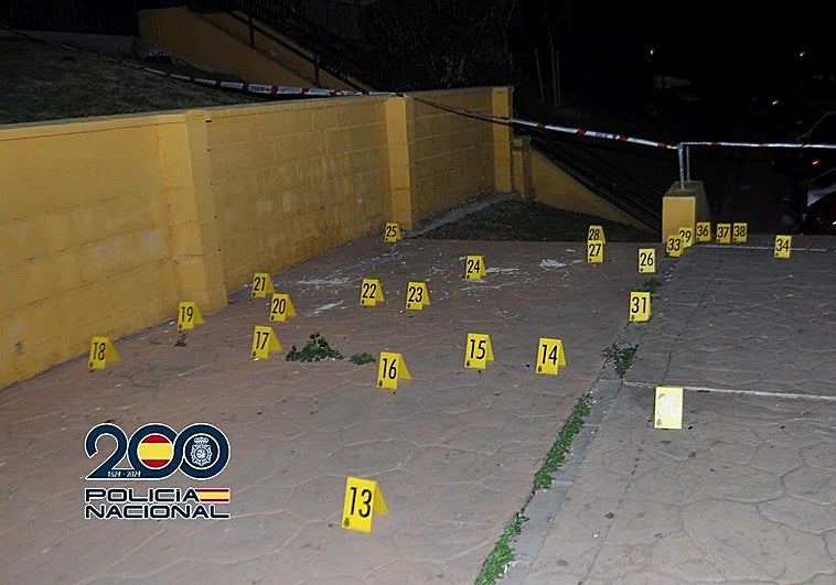 Imagen de la actuación policial en Palma-Palmilla.