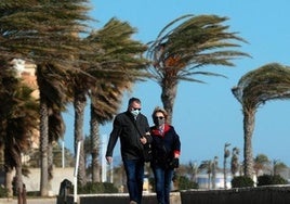 El 112 Andalucía pide extremar la precaución por el viento debido a el paso de la borrasca Herminia