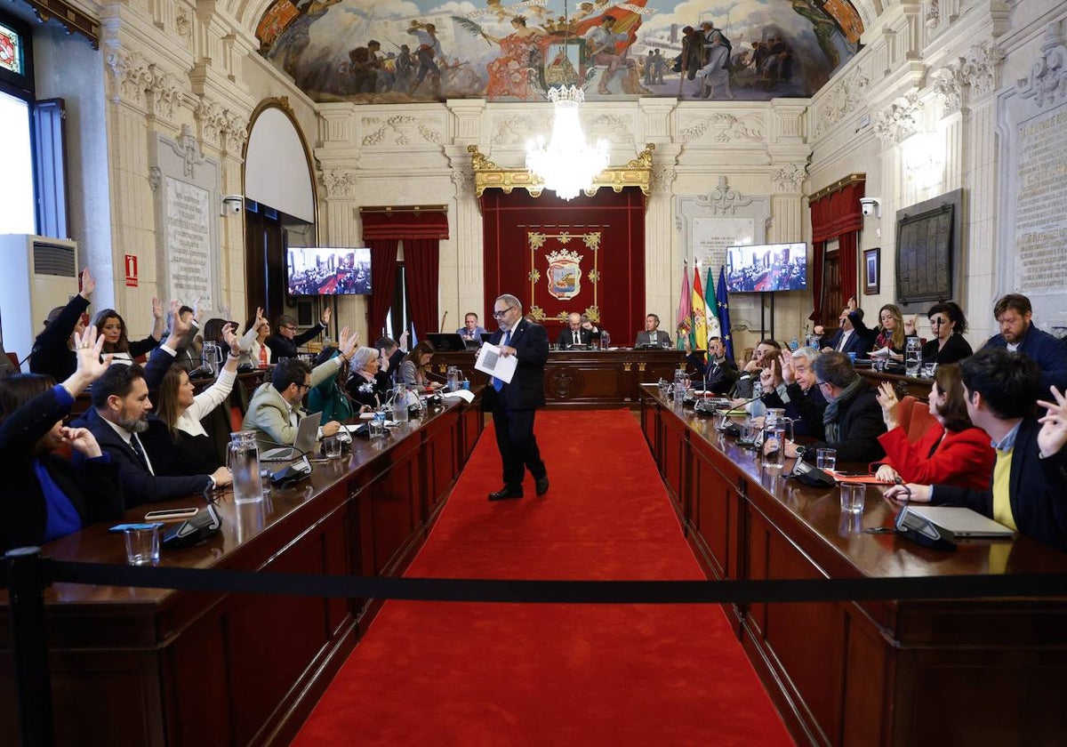 Imagen de una de las últimas sesiones plenarias de la ciudad.