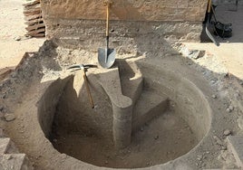 Así son las escaleras que acaban de descubrirse en la Catedral.