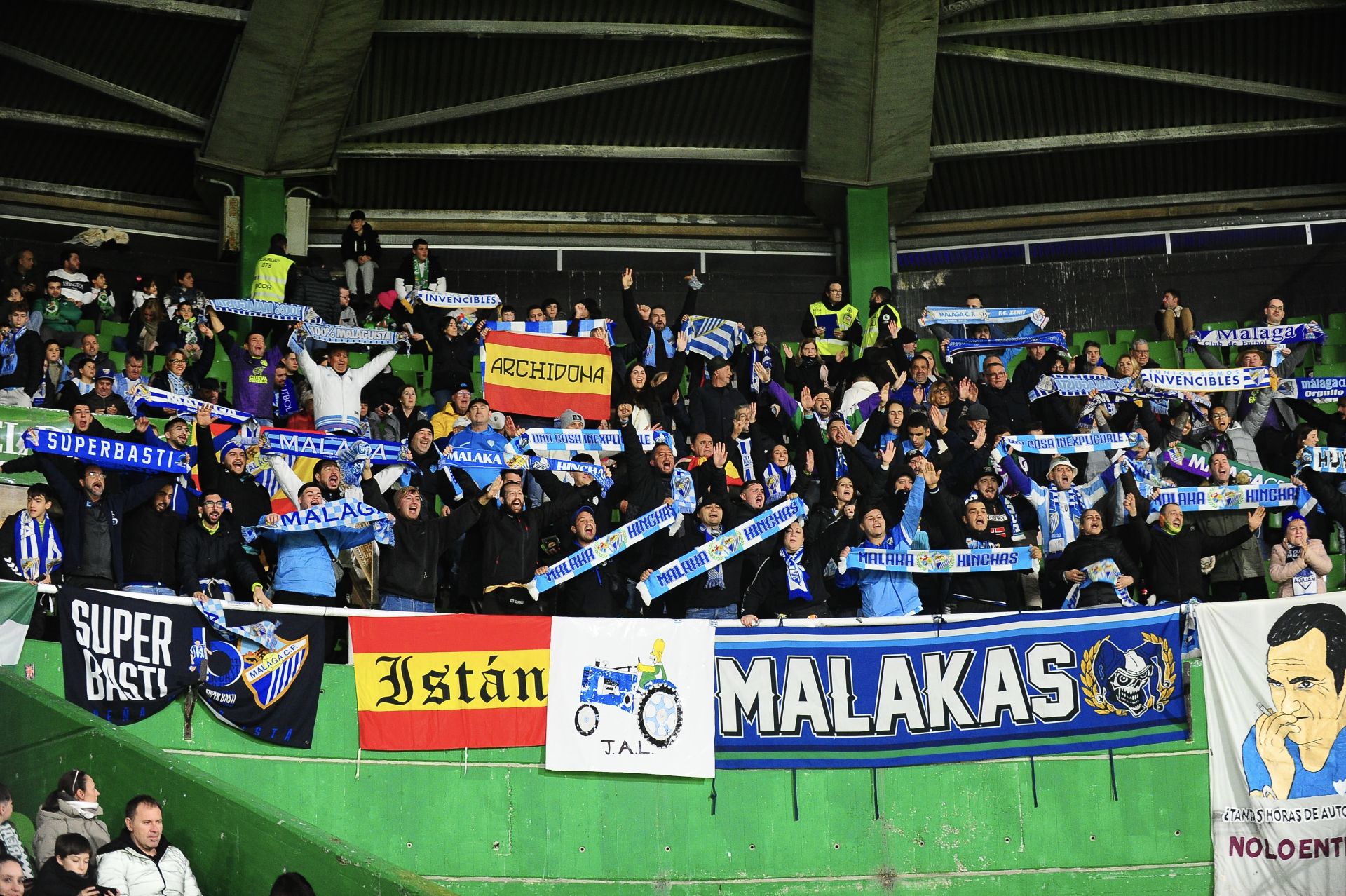 Las mejores imágenes del Racing-Málaga