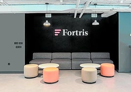 Interior de las oficinas de la compañía en la avenida de Andalucía de la capital.