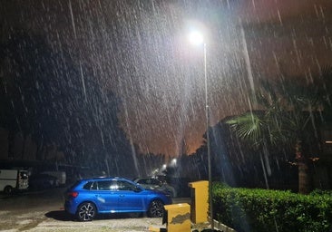 Una tormenta deja más de 70 litros en menos de una hora en Málaga