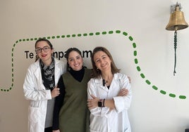 Las tres trabajadoras sociales de la sede comarcal de Antequera