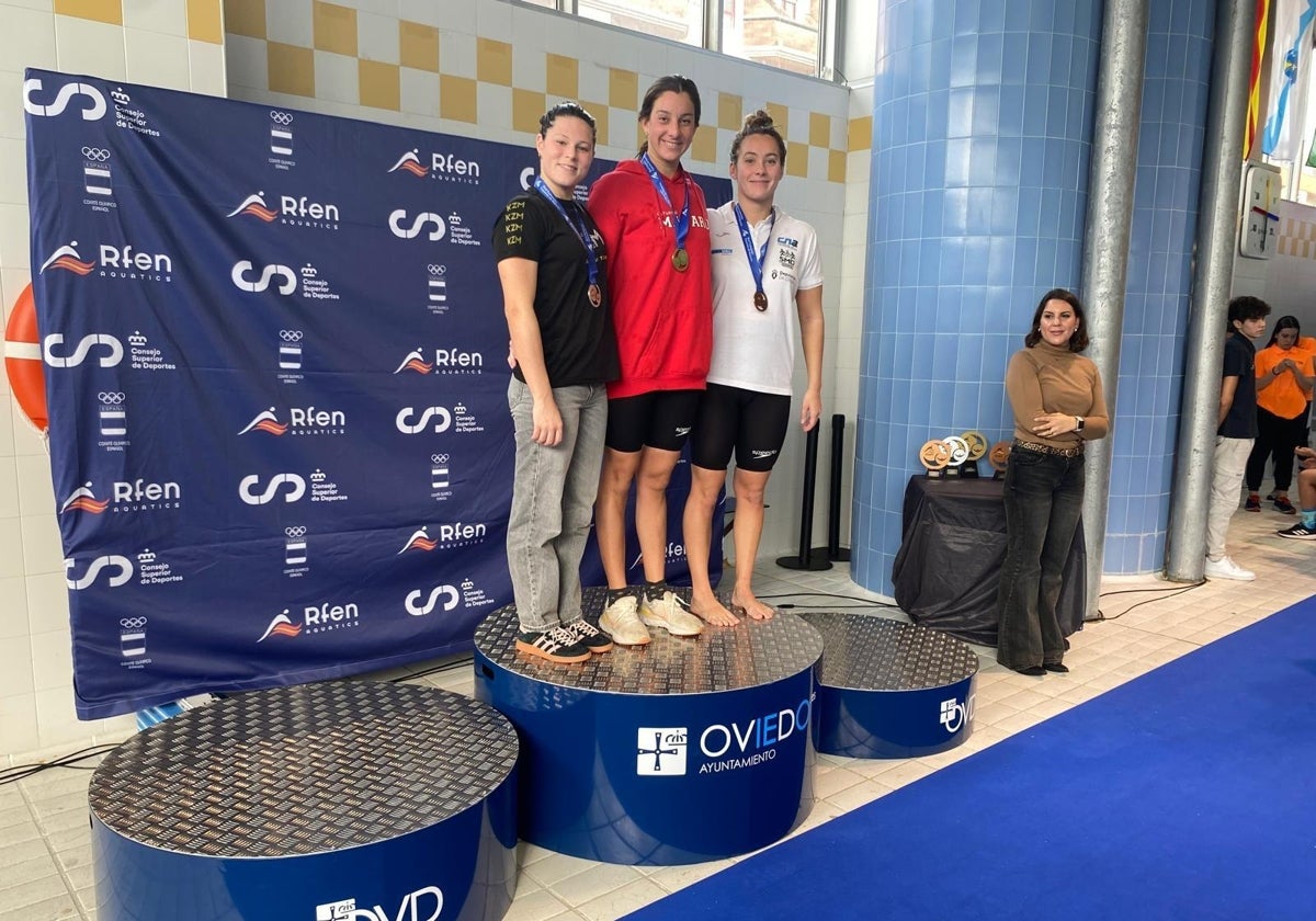 María de Valdés, campeona de España de 5.000 en piscina