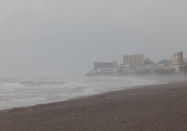 Imagen tomada este lunes, tras las intensas lluvias.