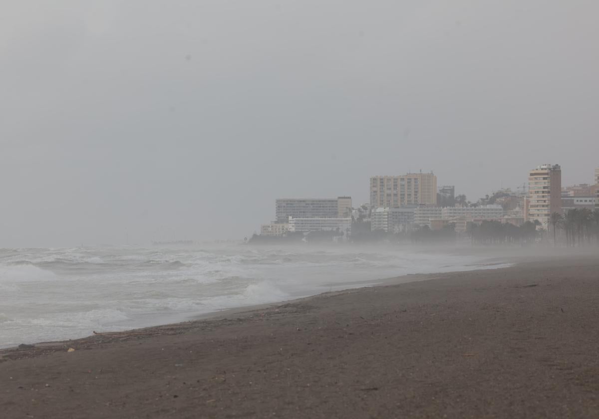 Imagen tomada este lunes, tras las intensas lluvias.