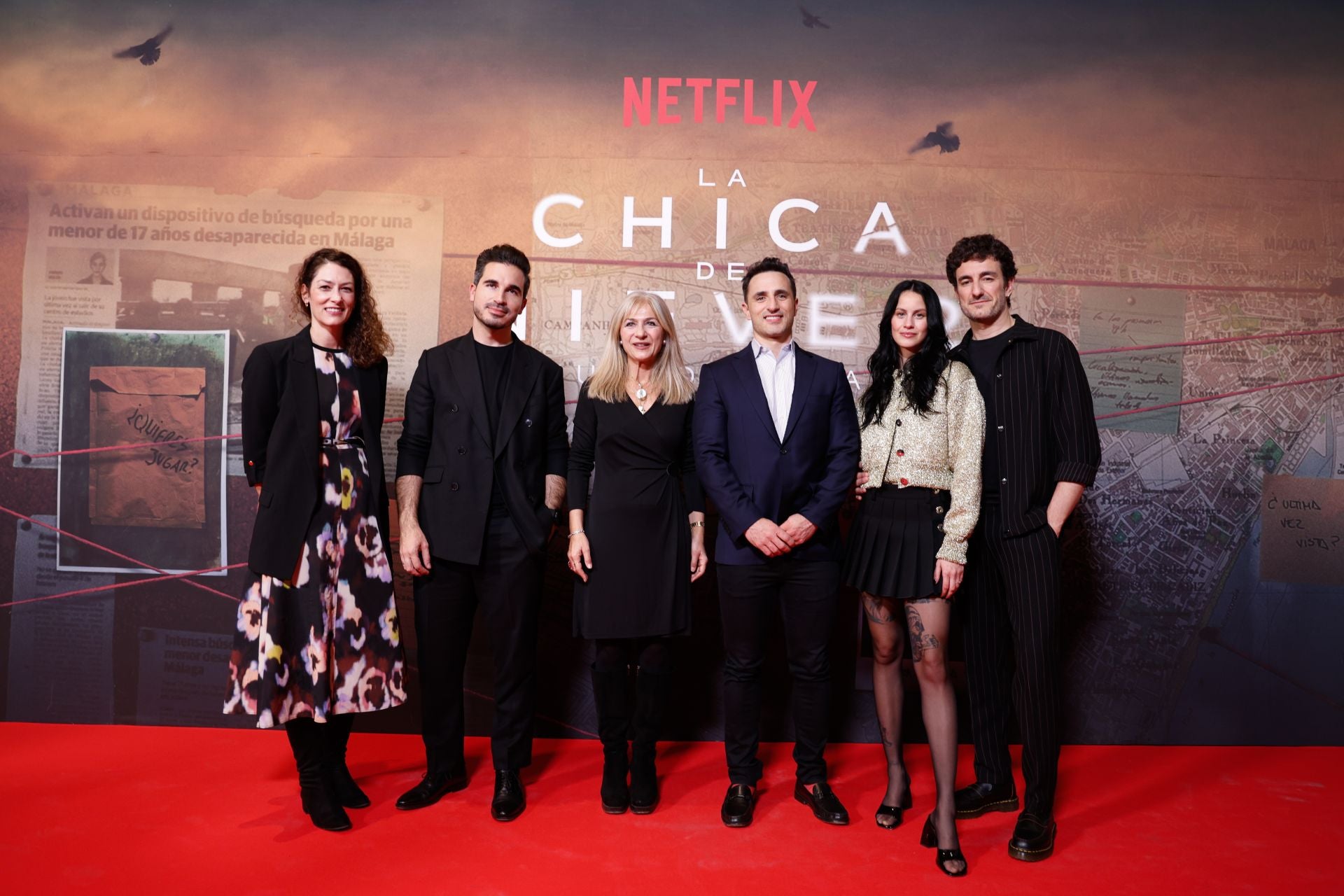 Presentación en Málaga de la segunda temporada de &#039;La chica de la nieve&#039;