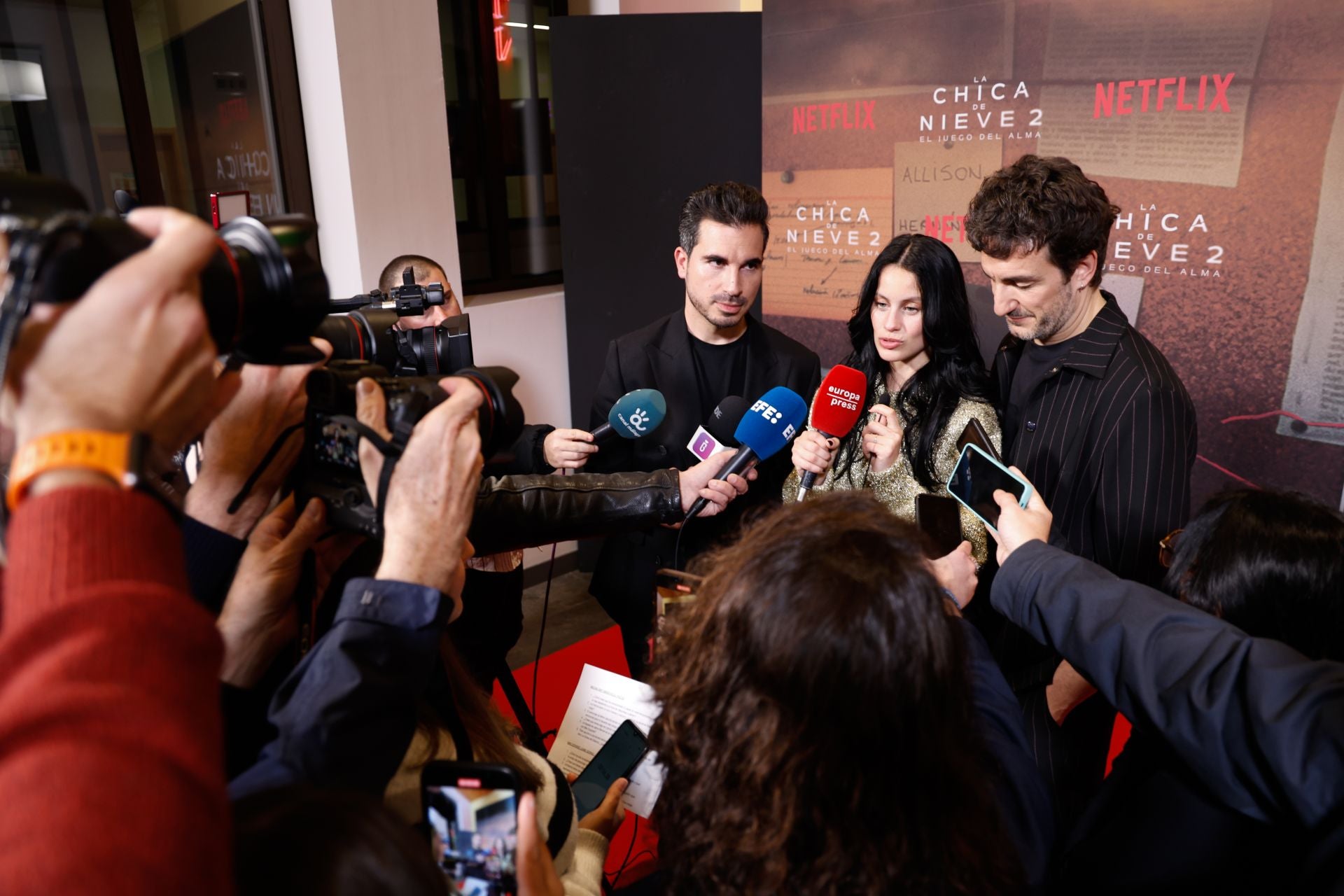 Presentación en Málaga de la segunda temporada de &#039;La chica de la nieve&#039;