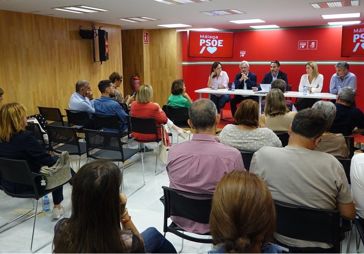 Imagen de archivo de una reunión de la ejecutiva provincial.