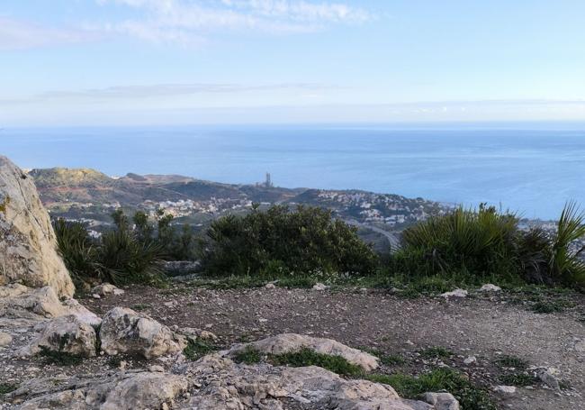 Vistas panorámicas desde la cima este, la más elevada de San Antón