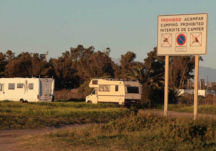 Imagen tomada al lado del hotel Sol Guadalmar.