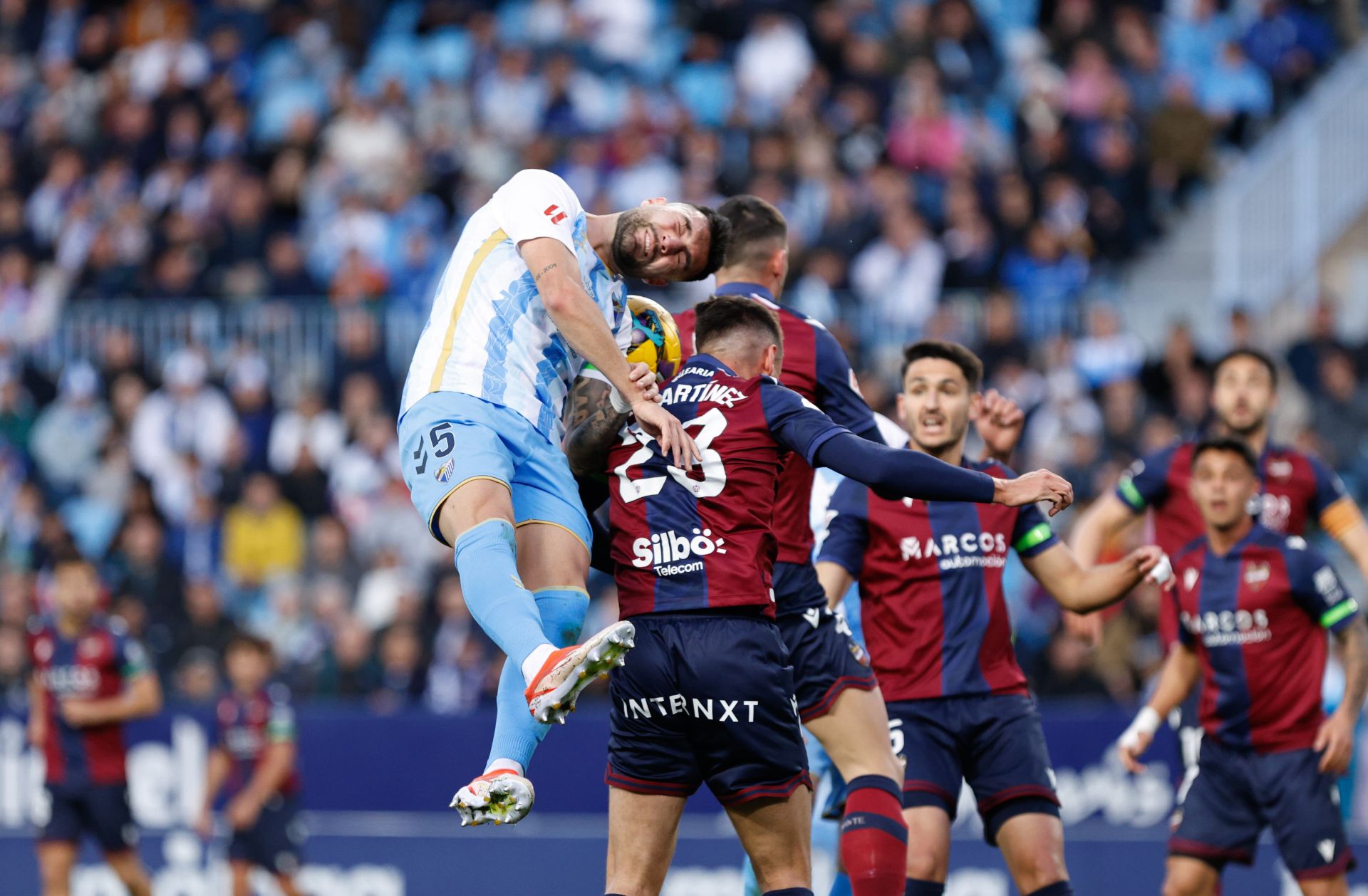 Las mejores imágenes del Málaga-Levante