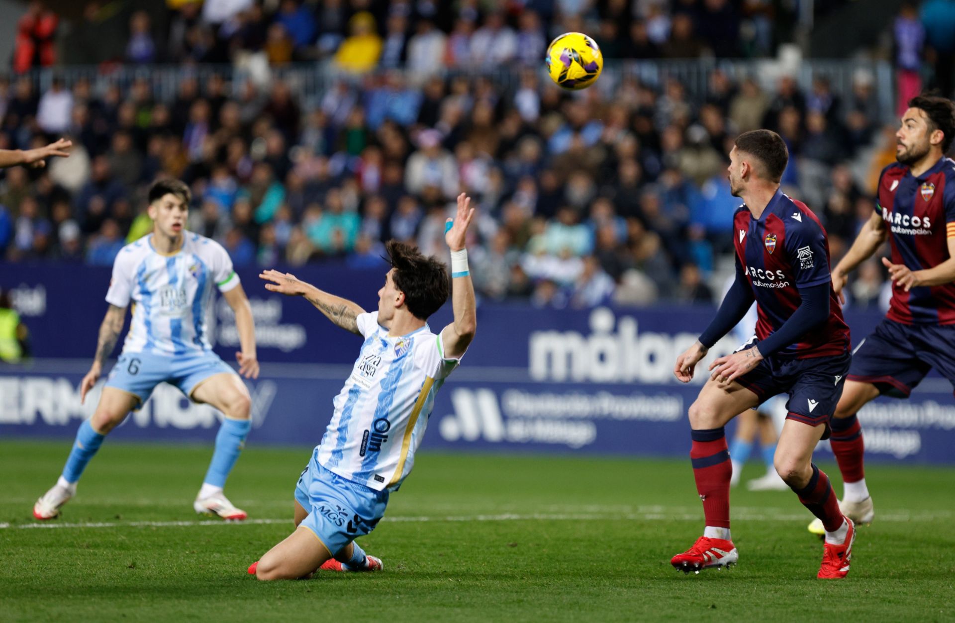 Las mejores imágenes del Málaga-Levante