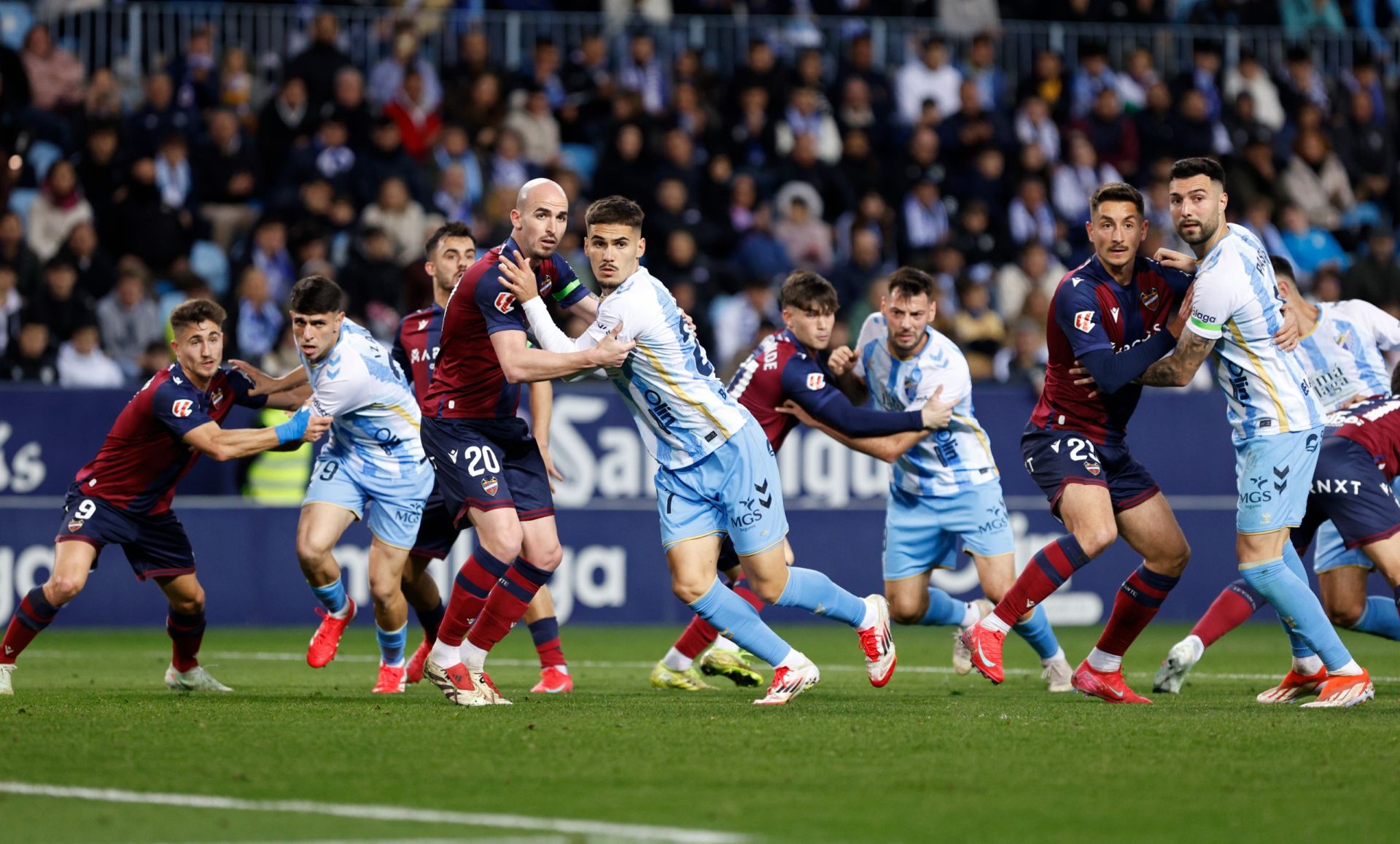 Las mejores imágenes del Málaga-Levante