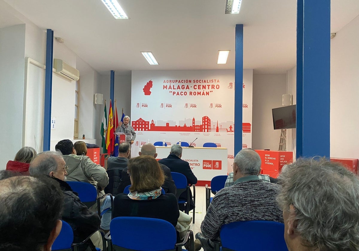 Celebración de la asamblea en la agrupación Centro de la capital.