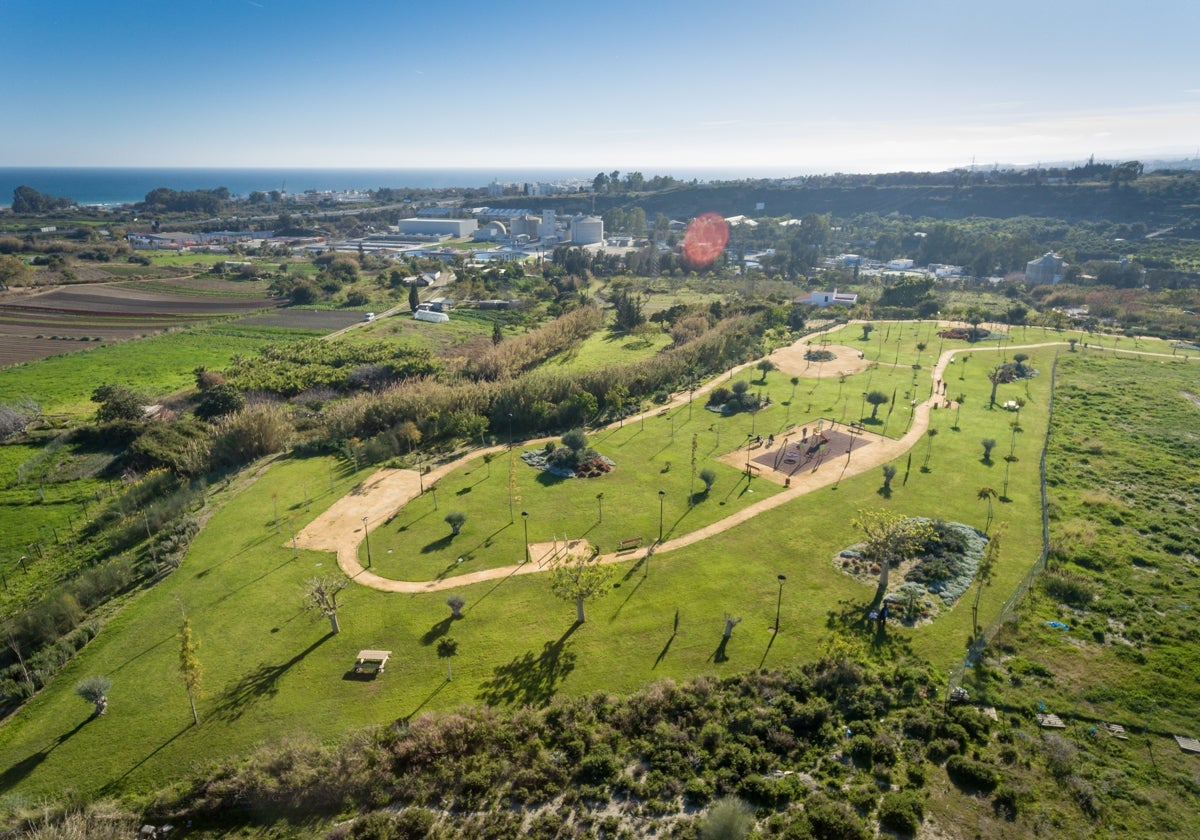 Imagen del Parque de Cancelada en Estepona.