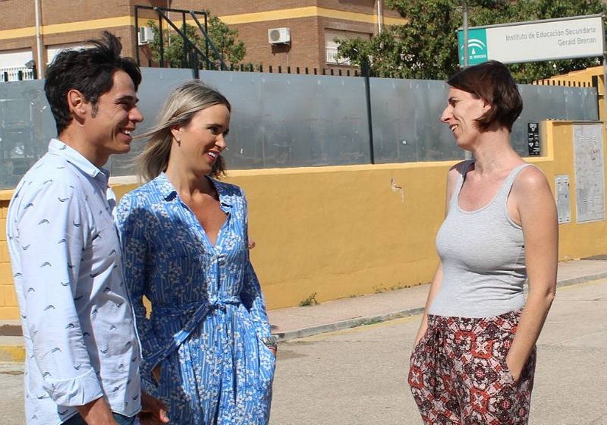 Visita del PSOE alhaurino a los centros educativos.