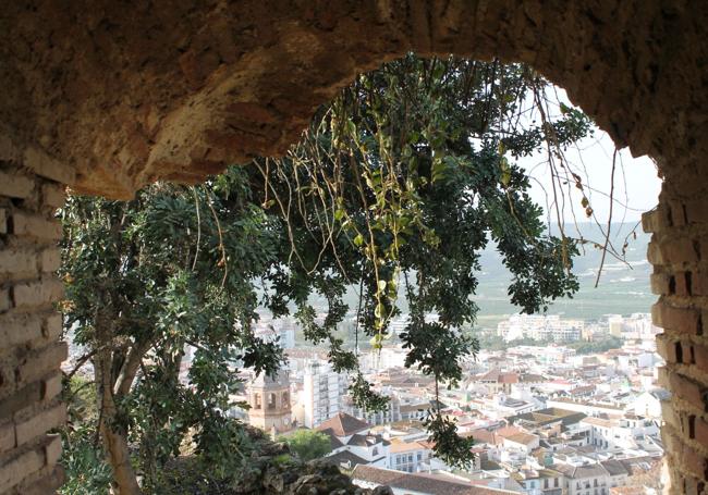 Vista panorámica de Vélez-Málaga desde su antigua fortaleza de origen andalusí.